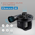 Miniatyrbilde 2 av 5: Elektrisk Luftpumpe, Bærbar Luftmadrasspumpe for Oppblåsbare Bassengleker, Pumpe for Oppblåsing/Tømming Perfekt for Utendørs Camping, Oppblåsbare Puter