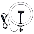 Miniatyrbillede 1 af 5: LED Ring Light med Stativ Kit, USB Dæmpbar 10 Tommer til Selfie Videoer