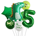 Pikkukuva 1 / 3: Vauvan dinosaurus -ilmapallot, dinosaurus-syntymäpäiväkoristeet, dinosaurus-syntymäpäiväjuhlatarvikkeet, pojan tai tytön syntymäpäiväjuhlatarvikkeet