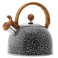 Miniatyrbillede 1 af 5: 2,5L Vandkedel i Rustfrit Stål med Advarselsfløjte, Retro Stil med Praktisk og Ergonomisk Håndtag, Letvægt, Hurtig Opvarmning, BPA Fri, til Alle