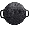 Miniatyrbild 1 av 5: 28cm Koreansk BBQ Grillpanna - Non-stick Cirkulär Grillplatta för Inomhus/Utomhusbruk
