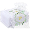 Miniatyrbillede 1 af 5: 200 stk. Sheer Organza Tak Pose, 10 x 15 cm, til Festgaver