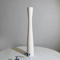 Miniatyrbild 1 av 5: Vit Modern Minimalistisk Hög Tunn Keramisk Vas för Vardagsrum 51 cm Hög