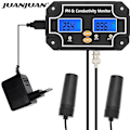 Miniatyrbild 1 av 5: (Us plus) 2-i-1 Digital PH EC-mätare Vattenkvalitetstestare PH/EC 2681 Professionell Vattentät Övervakning Dubbel Display Tester 40% rabatt