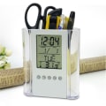 Miniatyrbild 3 av 4: Digital LCD Väckarklocka, Tid, Datum, År, Vecka