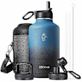 Miniatyrbillede 1 af 5: Isoleret Stor Metal Vandflaske i Rustfrit Stål til Sport Fitnesscenter Halv Gallon 1,9 Liter