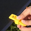 Miniatyrbillede 1 af 5: 10 stk. Gul Presenningsclips, Teltclips, Plastclips, til Camping Baldakin Klemme Sorte Presenningsclips Markiser til Udendørs Aktiviteter