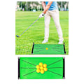 Pikkukuva 3 / 5: Golfharjoittelumatto Swing-golfharjoitteluun, lyöntiharjoitteluun, minigolfiin, golfharjoitteluun ja harjoitteluvälinepeliin sisä- ja ulkotiloissa harjoitteluun