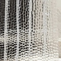 Miniatyrbilde 3 av 5: Antimugg Dusjforheng 180 x 200 cm Halvgjennomsiktig EVA Badeforheng Vanntett Vaskbart 3D Badeforheng med 12 Ringer Baderomsforheng PVC-fritt