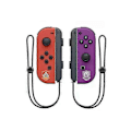 Miniatyrbild 1 av 5: (Scarlet) Joycon Trådlös Handkontroll För Nintendo Switch, Stödjer Väckningsfunktion, Vänster Höger Fjärrkontroller Med Handledsrem scarlet