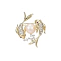 Miniatyrbilde 1 av 5: Dyrebrosje med Rhinestone - 18k Gullbelagt Jakkenål Smykkegave