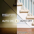 Miniatyrbilde 3 av 5: WABJTAM LED Nattlampe Plug-in [6 Pakning] Smart Skumring til Daggry Sensor, Automatiske Nattlamper, Egnet for Soverom, Bad, Toalett, Trapper, Kjøkken, H