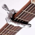 Gitarrskalle för akustisk och elgitarr Skeletthuvud Ukulele Kompatibel med Banjo