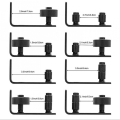 Miniatyrbild 4 av 4: Floor Guide Sliding Door Carbon Steel Guide Hardware Barn Door