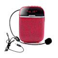 Miniatyrbilde 1 av 5: Bærbar stemmeforsterker for lærere med kablet mikrofon headset midjebånd oppladbar personlig BT-høyttaler støtte musikk FM TF-kort for klasserom