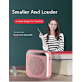 Miniatyrbilde 2 av 5: Bærbar stemmeforsterker med kablet mikrofon headset oppladbar høyttaler (svart)