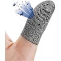 Miniatyrbild 1 av 5: Silverfiber, 0,01\" (0,5 mm) Ultratunn, PUBG Mobile Finger Sleeve Anti-Svett Andningsbar för Högt Rankade Spelare Mobilspel Streamer iPhone/iPad/Andr