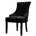 Miniatyrbillede 1 af 5: Fløjl Stretch Wingback Stolebetræk til Spisestueindretning, Maskinvaskbar