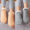 Miniatyrbild 4 av 5: Golvsockor, Fleece, Tjockare, Halksäkra Sockor, Kvinna