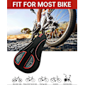Miniatyrbild 4 av 5: Gel Cykelsadelöverdrag Vadderad, Mjuk Cykelsadelöverdrag Kudde För Män Kvinnor, Bekväma Cykeltillbehör Gel Sadelöverdrag För Cykel, Utomhus Inomhus Cykling