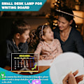 Miniatyrbilde 3 av 5: LED Notattavle med Farger Akryl Tørrslettbar Gjenbrukbar Meldingstavle for Barn 30 x 20 cm