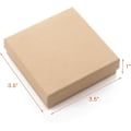 Miniatyrbild 2 av 5: 40-pack Smyckespresentaskar - 8,9x8,9 cm Kartong för Örhängen/Halsband