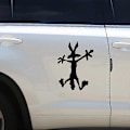 Pikkukuva 3 / 5: 5 kpl occasionprints Vinyyli Lommon Korjaus Wile E Coyote Vinyyli Lyömässä Seinää Tarra Autot Kuorma-auto Ikkuna Tarra Splat Wiley auto Laastari Väri tai Heijastava