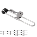 Miniatyrbilde 4 av 5: Spakarm gitterklemme flismonteringsklips 10 STK Spakarm gitterklemme
