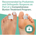 Miniatyrbild 5 av 5: 4-pack Gel Tåseparator (Vit) för Överlappande Tår, Hallux Valgus, Stortåjustering, Stöd & Mellanlägg