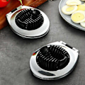 Miniatyrbilde 3 av 5: Eggdeler i rustfritt stål for egg og egg med 2 i 1 slitesterke metallskiver