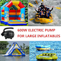 Miniatyrbilde 2 av 4: Elektrisk pumpe for oppblåsbare ting Luftmadrasspumpe Luftseng Badingleke Flåte Båt Rask Elektrisk Luftpumpe Svart (AC Pumpe(600W))