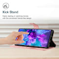 Miniatyrbild 3 av 5: HT06 Plånboksfodral för Samsung Galaxy A54 5G Anti-Drop PU Läder Flip Cover