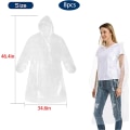 Miniatyrbild 2 av 5: Disposable Rain Poncho, Disposable Raincoat Waterproof Poncho