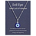 Miniatyrbilde 1 av 5: (Sølv) For Evil Eye Halskjede Gullkjede med Blått Øye Anheng for Kvinner Menn Gutter Jenter