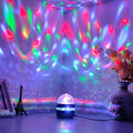 Miniatyrbilde 1 av 5: USB projeksjonslampe LED stjerneprojektor scenelys DJ discokule scene atmosfære nattlys fargerik stjernehimmel soveromsdekor