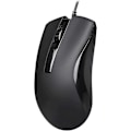Miniatyrbild 1 av 5: USB Trådbunden Mus, Gamingmus, Ambidextriös, 2400 DPI Kompatibel med PC/Mac/Laptop/Desktop 1.5M Kabel (Svart)