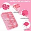 Miniatyrbilde 3 av 4: Inngly Matboks for Barn med Rom - 1300ml BPA-fri Bento Matboks Lekkasjesikker med 5 Rom Snackboks br