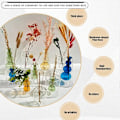 Miniatyrbillede 3 af 5: Dobbeltvægget Glas Boblevase - Hydroponisk Blomsterdisplay til Hjemmet/Events