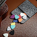 Miniatyrbild 4 av 5: 20 Stycken Hjärtformade Filtplektrum för Ukulele Gitarr Bas Generell Storlek