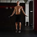 Miniatyrbilde 3 av 4: Sort hoppetau, taulengde 3 meter, speed rope for trening og fitness, justerbart hoppetau for voksne, egnet for menn,