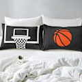 Miniatyrbilde 4 av 5: Basketballbane Trykk Sengesett for Barn Enkeltseng (B99L190H40 cm)