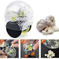 Miniatyrbillede 5 af 5: Garliczoom Hvidløgshakker Køkkenredskab Rulle Hvidløgspresser Manuel Hurtig Hvidløgskværn Mini Hvidløg Hvidløgsvogn, One Size, Sort