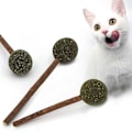 Miniatyrbilde 4 av 5: 3 stk. kattemynteball lollipop kattemynteleke innendørs katt