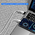 Miniatyrbild 5 av 5: USB C till USB Adapter, USB Hane till USB C Hona, Svart [2-Pack], Portabel USB C Stödjer Snabbladdning och Dataöverföring