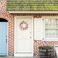 Miniatyrbilde 5 av 5: 18-tommers tulipankrans - Silkeblomstdekor for hjem/kontor/fester