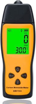 Handhållen kolmonoxidmätare, 80Db CO-läckagedetektor, CO-gasanalysator
