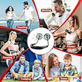 Miniatyrbild 4 av 5: Bärbar Halsfläkt, Mini USB Uppladdningsbar Fläkt Huvudfläkt för Ansikte Handfläkt, Liten Halsfläkt