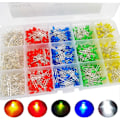 Miniatyrbillede 5 af 5: 750 stk. LED Lysdiode Sortimentssæt Lav Spænding Diffus til DIY PCB Kredsløbsindikatorlys 3mm