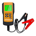 Miniatyrbillede 4 af 4: Elektrisk bilbatteri test batteri god og dårlig levetid kapacitet modstand effekt tester rød