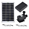 Pikkukuva 5 / 5: 50W aurinkovesipumppu 800L/H DC12V aurinkovesilähdepumppu hiljainen puutarhaan perheen vesilähteeseen